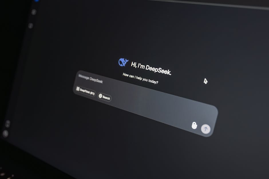 Business owner analyzing AI technology